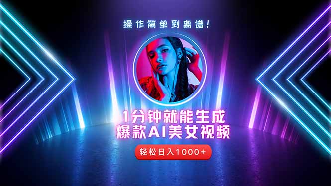 2025年最强副业：用AI做短视频，从零开始打造爆款账号！艾云项目网-专注分享网络创业项目落地实操课程 – 全网首发_高质量创业项目输出艾云项目网